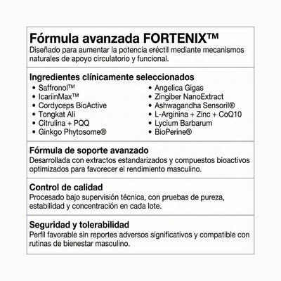 FORTENIX™ 60 Cápsulas Blandas
