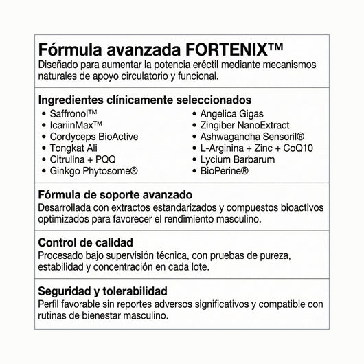 FORTENIX™ 60 Cápsulas Blandas
